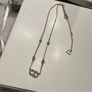 Dior CD logo necklace